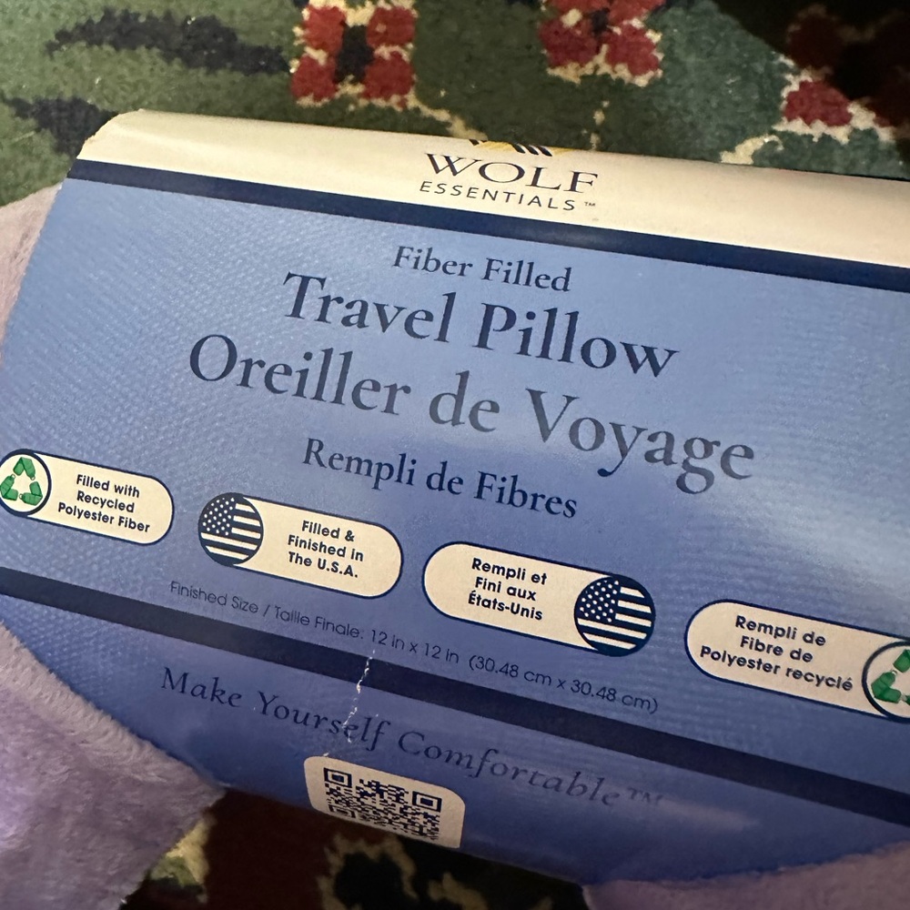 Travel neck pillow for plane, Train or car